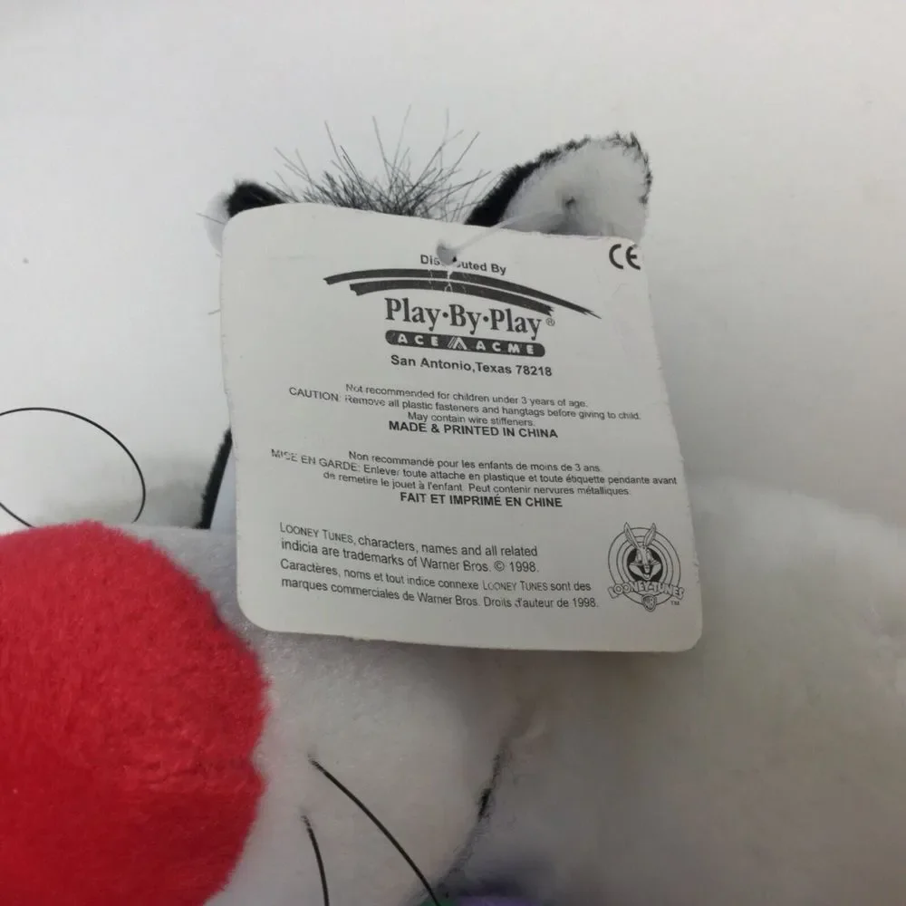 Looney‎ Tunes Sylvester Plush Toys ACE Play By Play Toys 1998 12